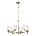 Kichler - Csillár láncon WINSLOW 6xE27/60W/230V átm. 66 cm réz