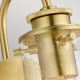 Kichler -  Fürdőszobai fali lámpa BRAELYN 1xE27/40W/230V IP44 arany