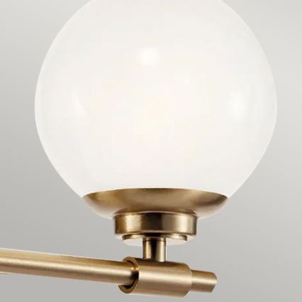 Kichler - LED Fürdőszobai fali lámpa BENNO 2xG9/3W/230V IP44 réz
