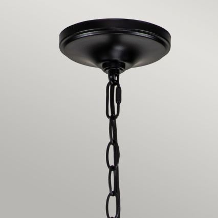 Kichler - CAPITOL HILL láncos csillár 12xE14/40W/230V fekete