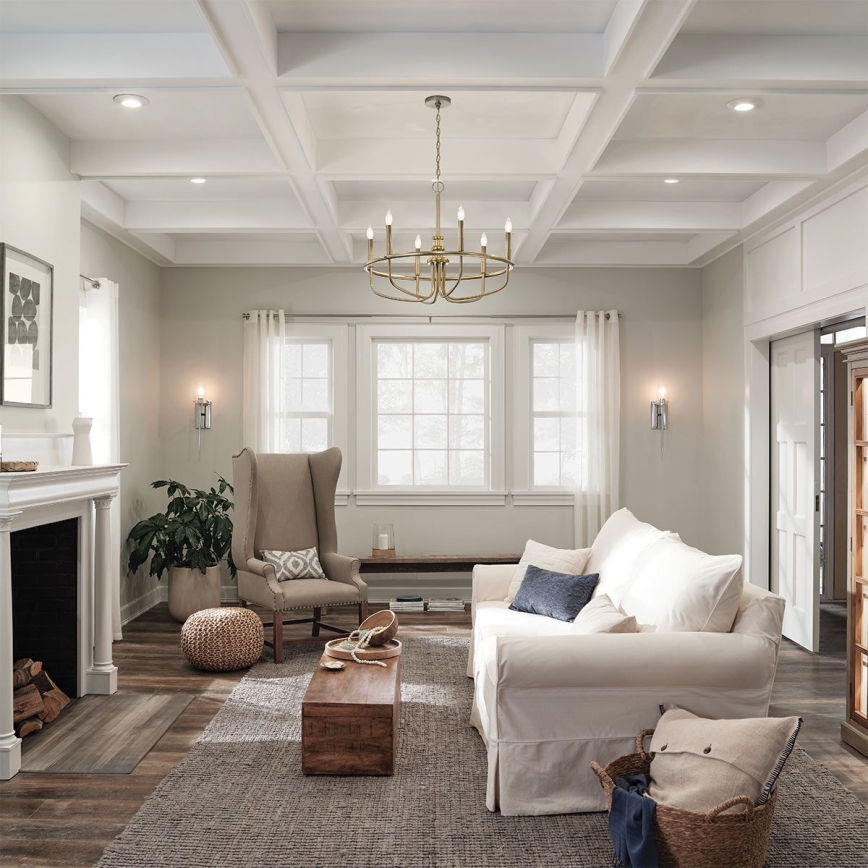 Kichler - Csillár láncon CAPITOL HILL 6xE14/40W/230V