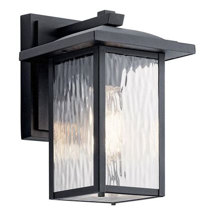 Kichler - Kültéri fali lámpatest CAPPANNA S 1xE27/60W/230V IP44 fekete