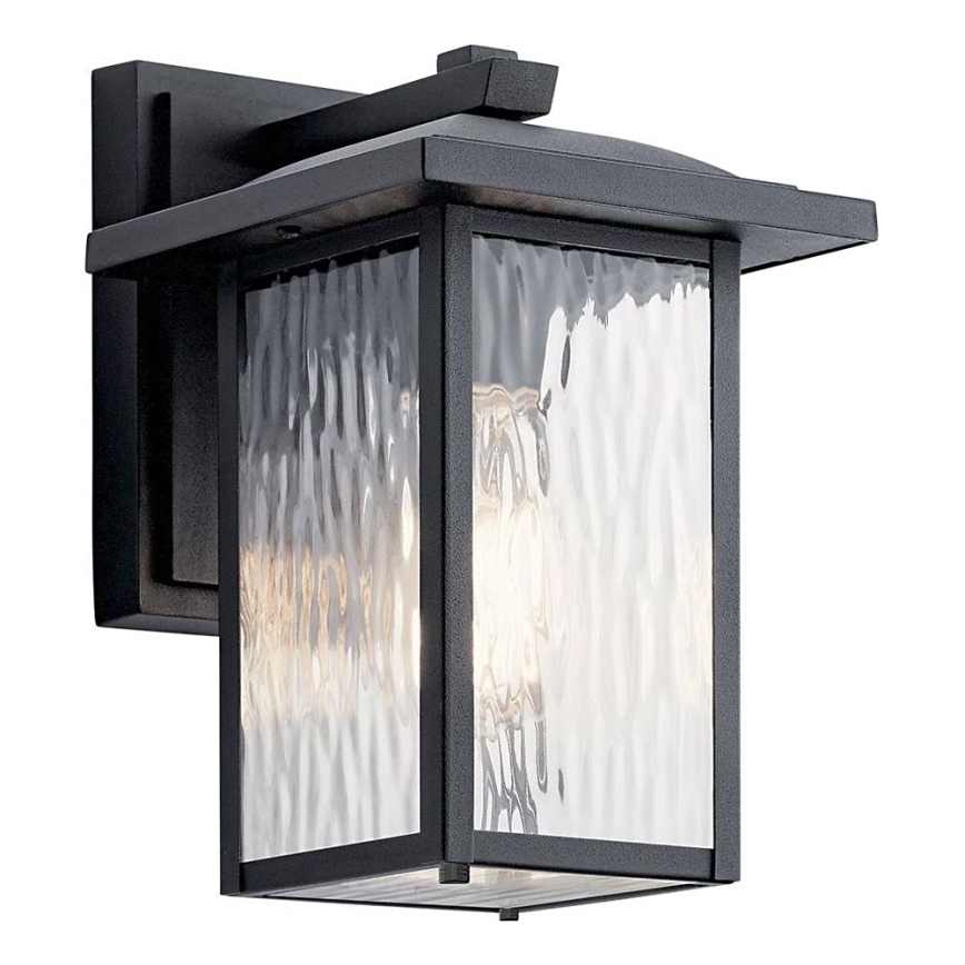 Kichler - Kültéri fali lámpatest CAPPANNA S 1xE27/60W/230V IP44 fekete