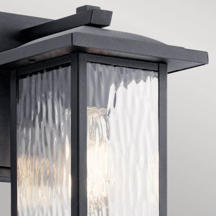 Kichler - Kültéri fali lámpatest CAPPANNA S 1xE27/60W/230V IP44 fekete