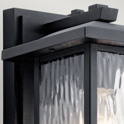 Kichler - Kültéri fali lámpatest CAPPANNA S 1xE27/60W/230V IP44 fekete