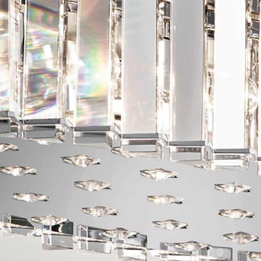 Kichler - LED Fürdőszobai csillár zsinóron CRYSTAL SKYE 12xG9/3W/230V IP44