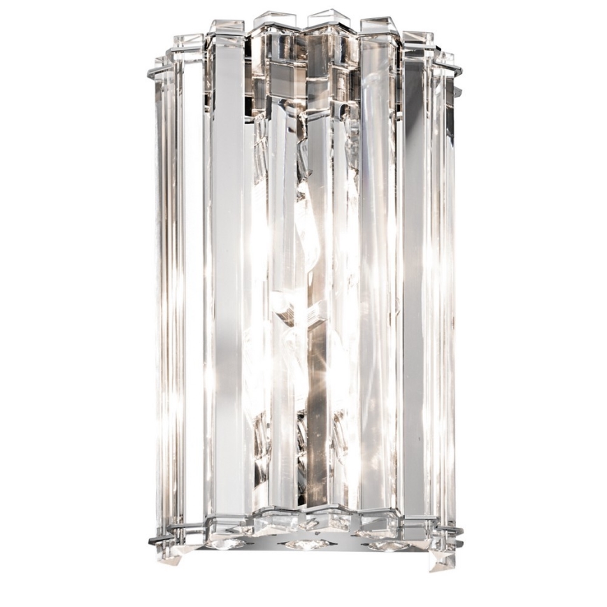 Kichler - LED Fürdőszobai fali lámpa CRYSTAL SKYE 2xG9/3W/230V IP44