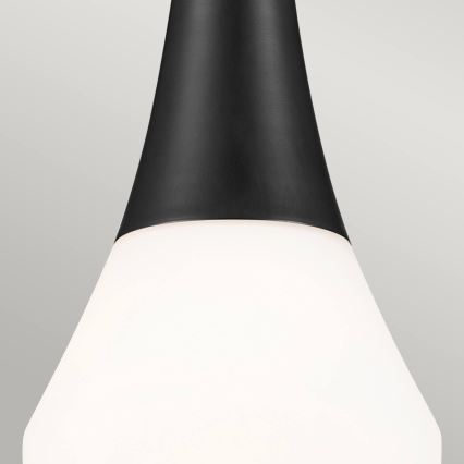 Kichler - DEELA rúddal szerelt csillár 1xE27/60W/230V átm. 17,8 cm fekete