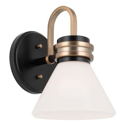 Kichler - LED Fürdőszobai fali lámpa FARUM 1xG9/3W/230V IP44 fekete/réz