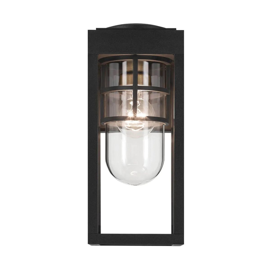 Kichler - HONE S kültéri fali lámpatest 1xE27/60W/230V IP44 fekete