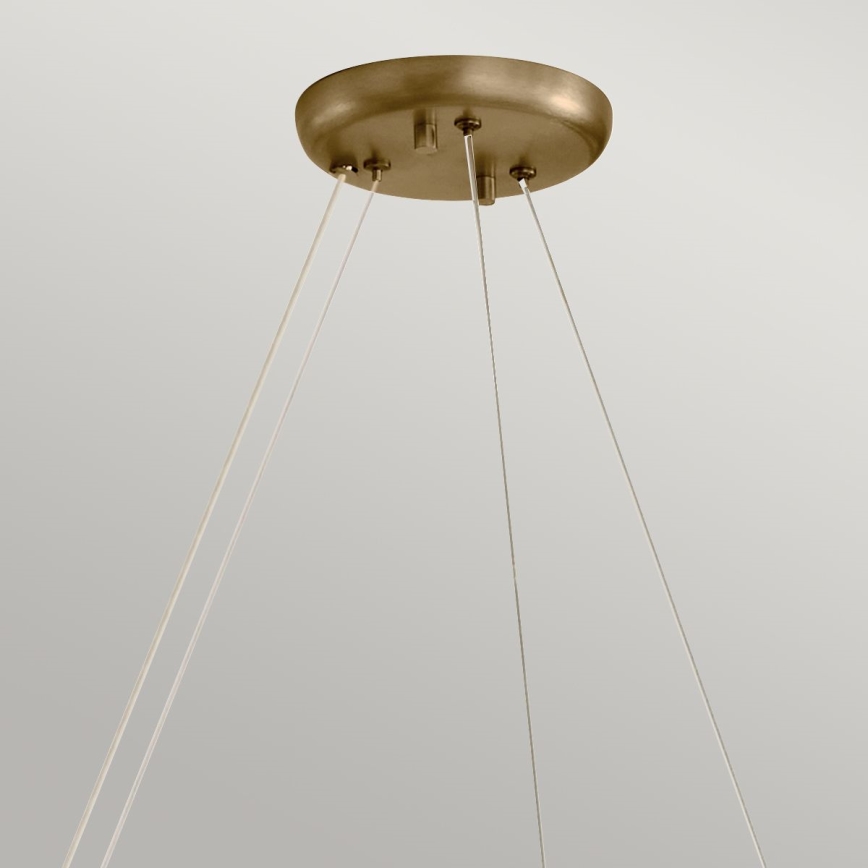 Kichler - Kábelcsillár PALTA 9xE14/40W/230V aranyszínű