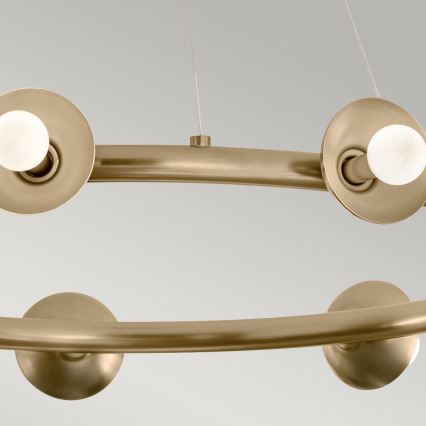 Kichler - Kábelcsillár PALTA 9xE14/40W/230V aranyszínű
