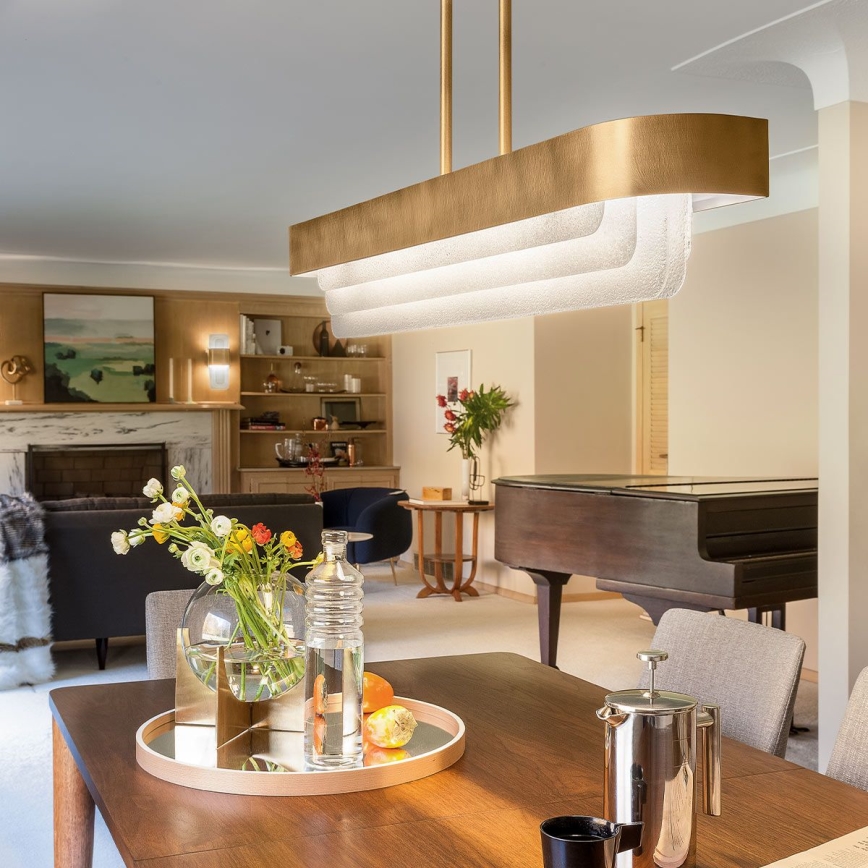 Kichler - LED rúdon szerelt csillár SERENE LED/40W/230V arany