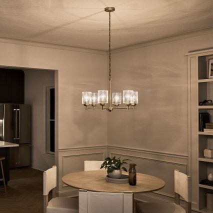 Kichler - Csillár láncon WINSLOW 6xE27/60W/230V átm. 66 cm réz