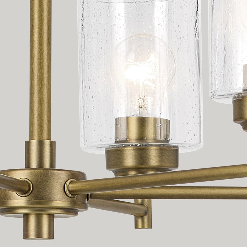 Kichler - Csillár láncon WINSLOW 6xE27/60W/230V átm. 66 cm réz