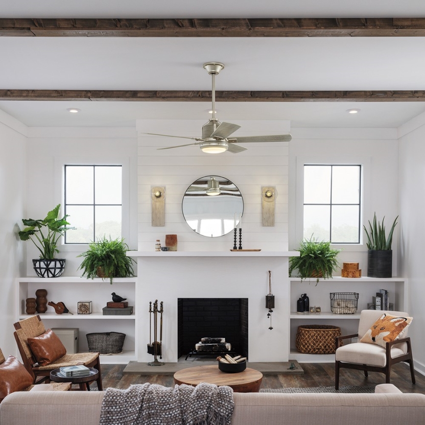 Kichler - LED Dimmelhető mennyezeti ventilátor COLERNE LED/10W/230V + távirányítás