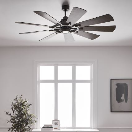 Kichler - LED Dimmelhető mennyezeti ventilátor GENTRY LED/14W/230V átm. 165 cm + távirányítás
