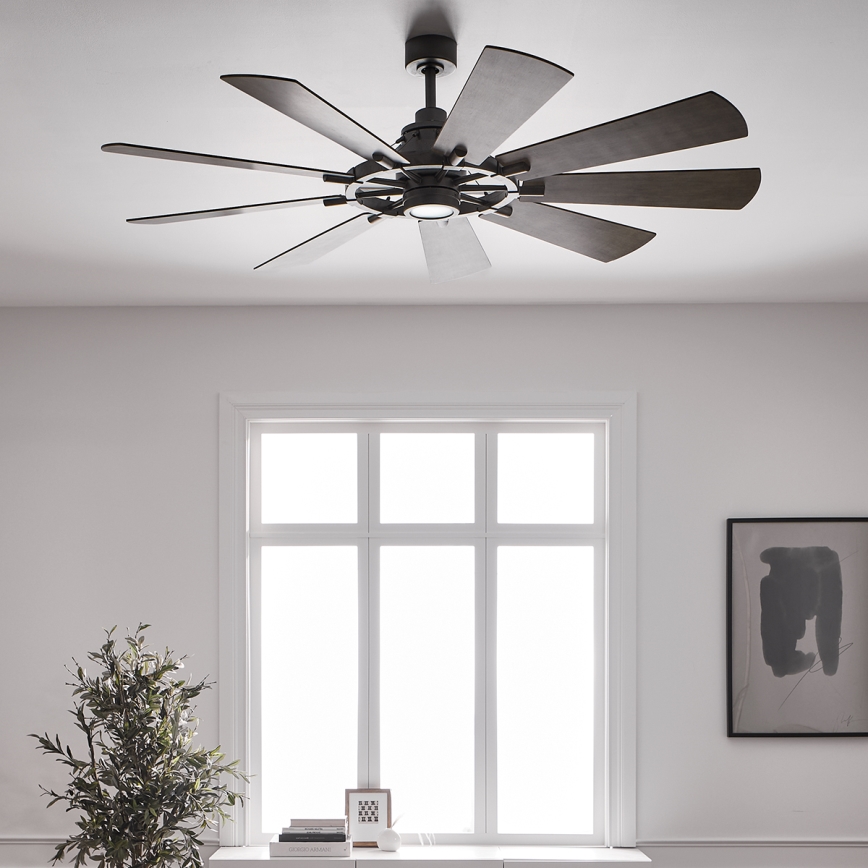 Kichler - LED Dimmelhető mennyezeti ventilátor GENTRY LED/14W/230V átm. 165 cm + távirányítás