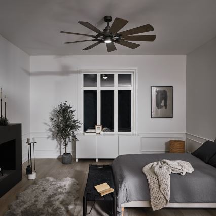 Kichler - LED Dimmelhető mennyezeti ventilátor GENTRY LED/14W/230V átm. 165 cm + távirányítás