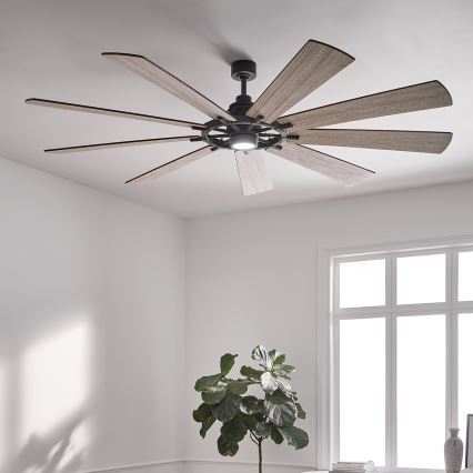 Kichler - LED Dimmelhető mennyezeti ventilátor GENTRY LED/14W/230V átm. 216 cm + távirányítás