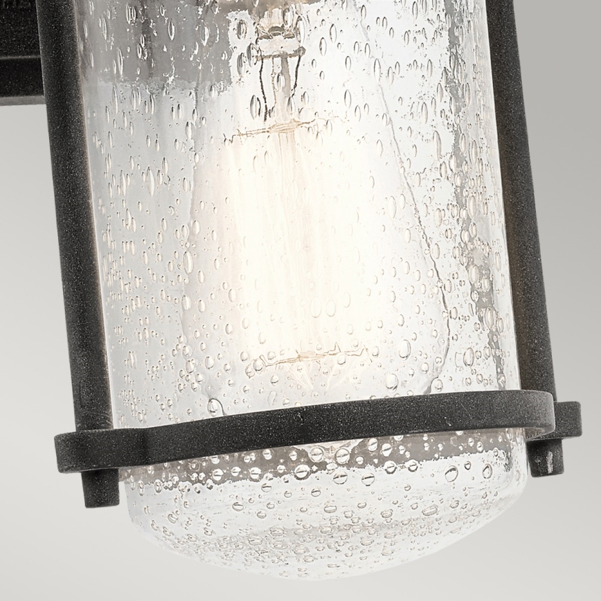 Kichler - Kültéri fali lámpa RIVERWOOD 1xE27/100W/230V IP44 antracit
