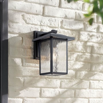 Kichler - Kültéri fali lámpatest CAPPANNA M 1xE27/60W/230V IP44 fekete