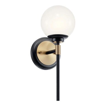 Kichler - LED-es fürdőszobai fali lámpatest BENNO 2xG9/3W/230V aranyszínű IP44