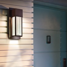 Kichler - LED Kültéri fali lámpa SOREL 1xGU10/7W/230V IP44 barna