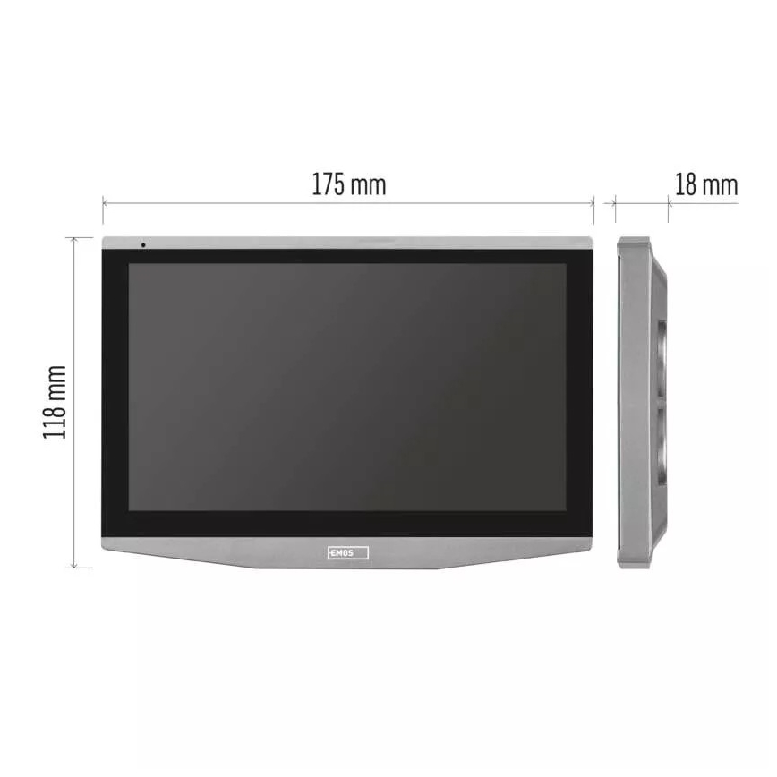 Kiegészítő monitor video csengőhöz GoSmart 12V Wi-Fi Tuya