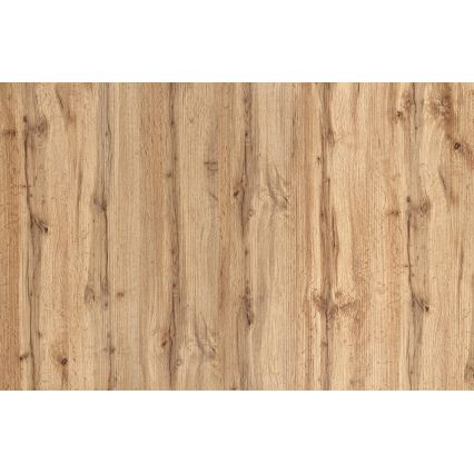 Kihúzható étkezőasztal DROM 160/200x90 cm tölgy wotan/fekete
