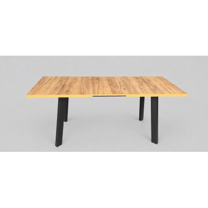 Kihúzható étkezőasztal KERNO 150/190x80 cm Craft tölgy/fekete