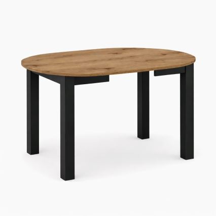 Kihúzható étkezőasztal WILY artisan tölgy/fekete