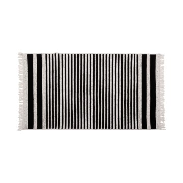 KILIM GOLD szőnyeg 80x150 cm, fekete/fehér