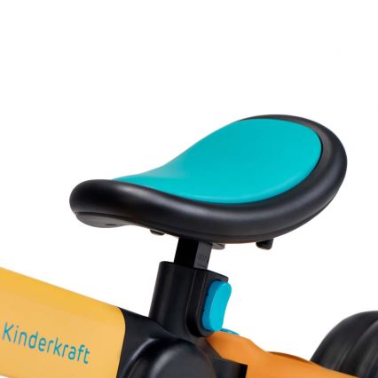 KINDERKRAFT - Gyermek tricikli 3 az 1-ben 4TRIKE sárga/türkiz