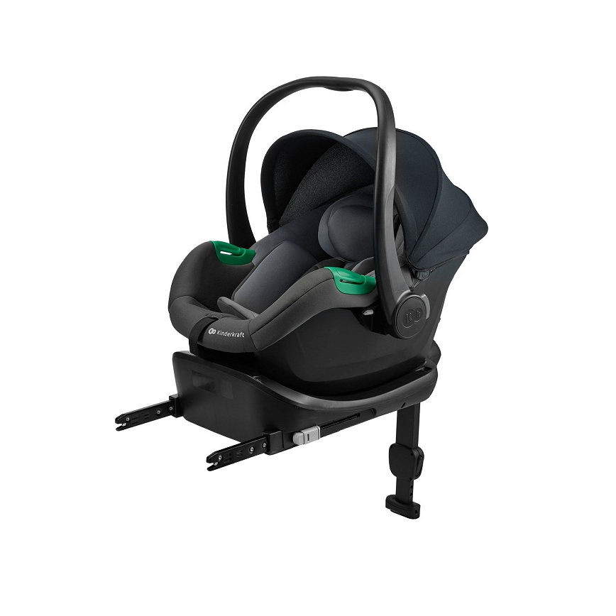 KINDERKRAFT - Autós gyerekülés MINK PRO 2 40-87 cm (0-13 kg) szürke