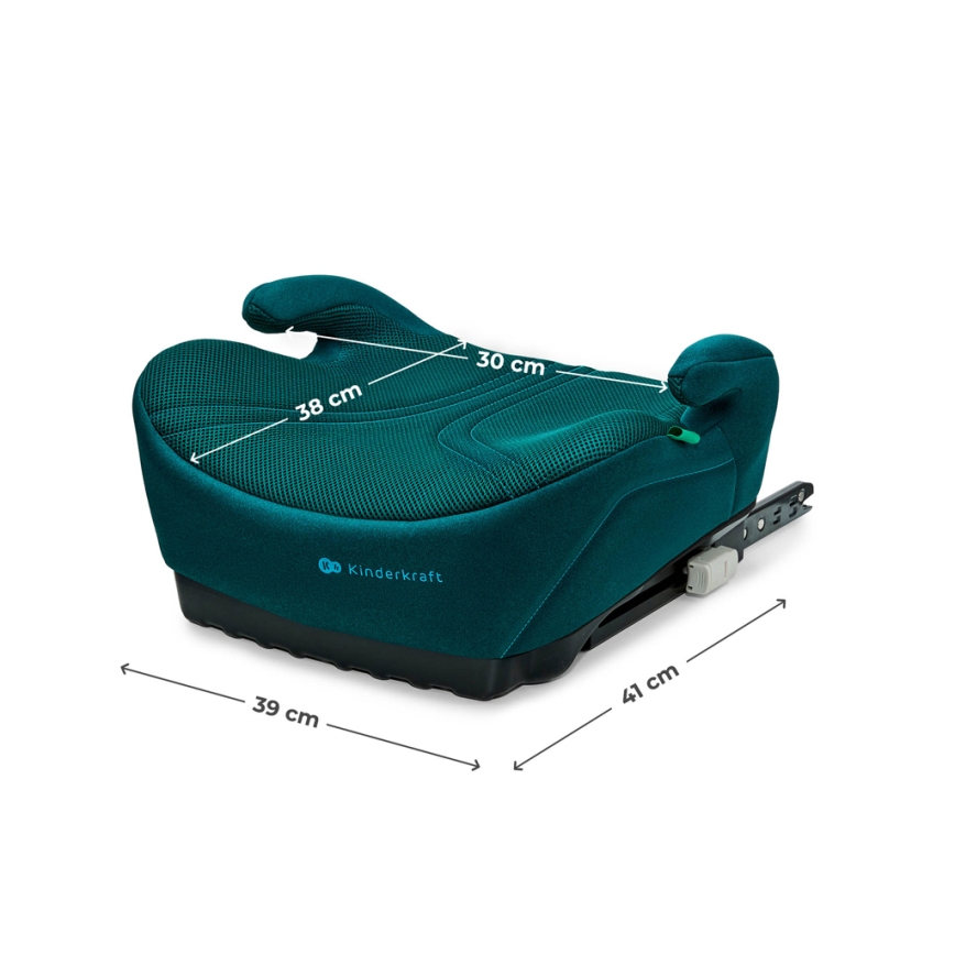 KINDERKRAFT - Autós ülésmagasító I-BOOST 2 PRO i-Size 125–150 cm türkiz