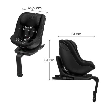 KINDERKRAFT - Autósülés I-GUARD PRO i-Size 61-105 cm fekete