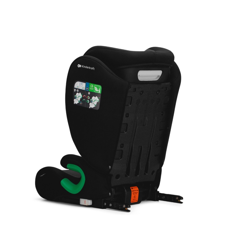 KINDERKRAFT - Autósülés JUNIOR FIX 2 (100-150 cm) Graphite fekete