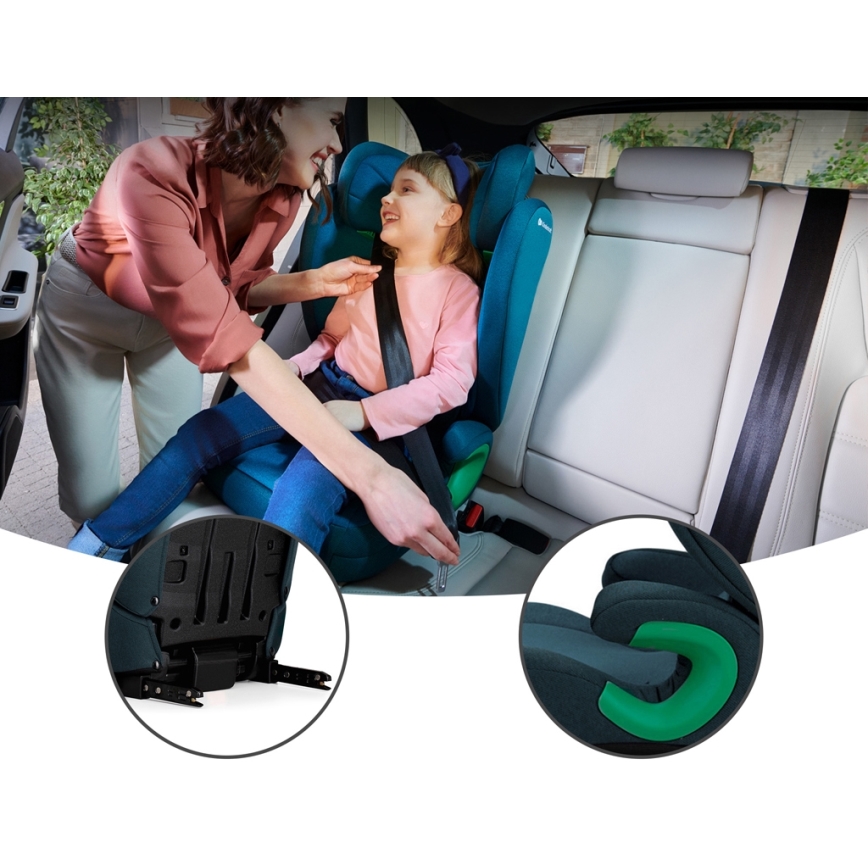 KINDERKRAFT - Autósülés JUNIOR FIX 2 (100-150 cm) Harbor kék