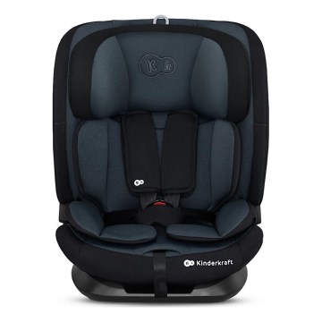 KINDERKRAFT - Autósülés ONETO 3 i-Méret (76-150 cm) + Isofix Graphite fekete