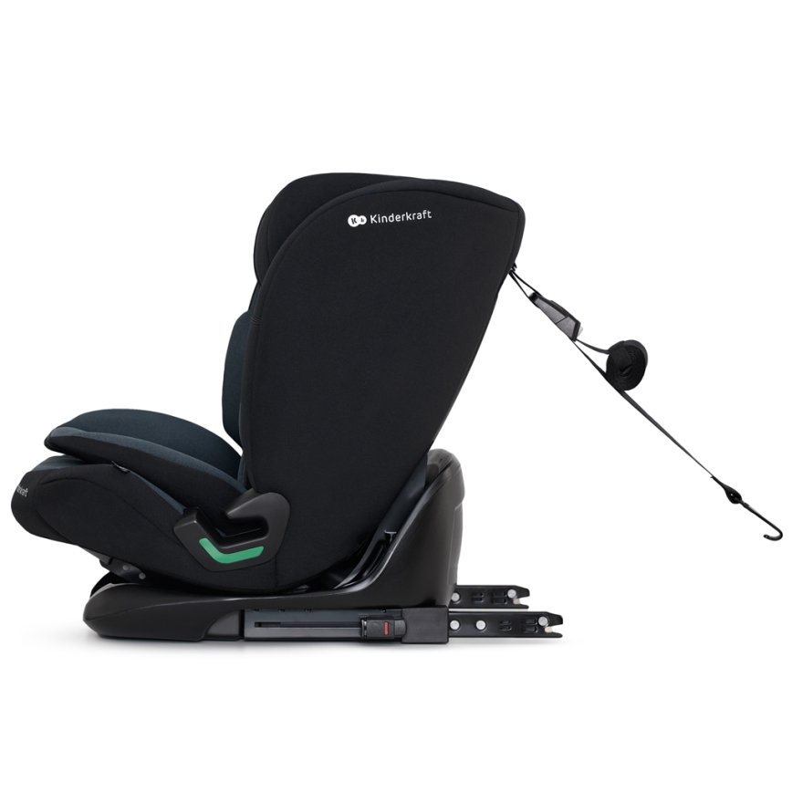 KINDERKRAFT - Autósülés ONETO 3 i-Méret (76-150 cm) + Isofix Graphite fekete