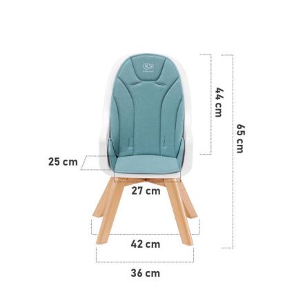 KINDERKRAFT - Baba etetőszék 2in1 TIXI türkiz