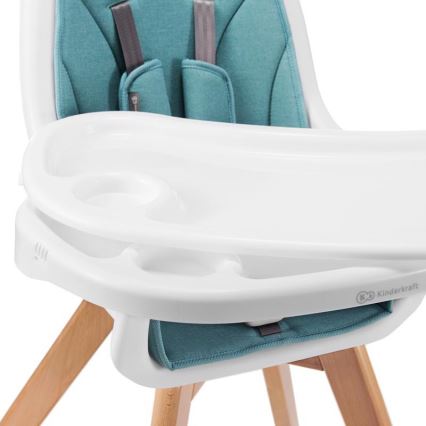 KINDERKRAFT - Baba etetőszék 2in1 TIXI türkiz