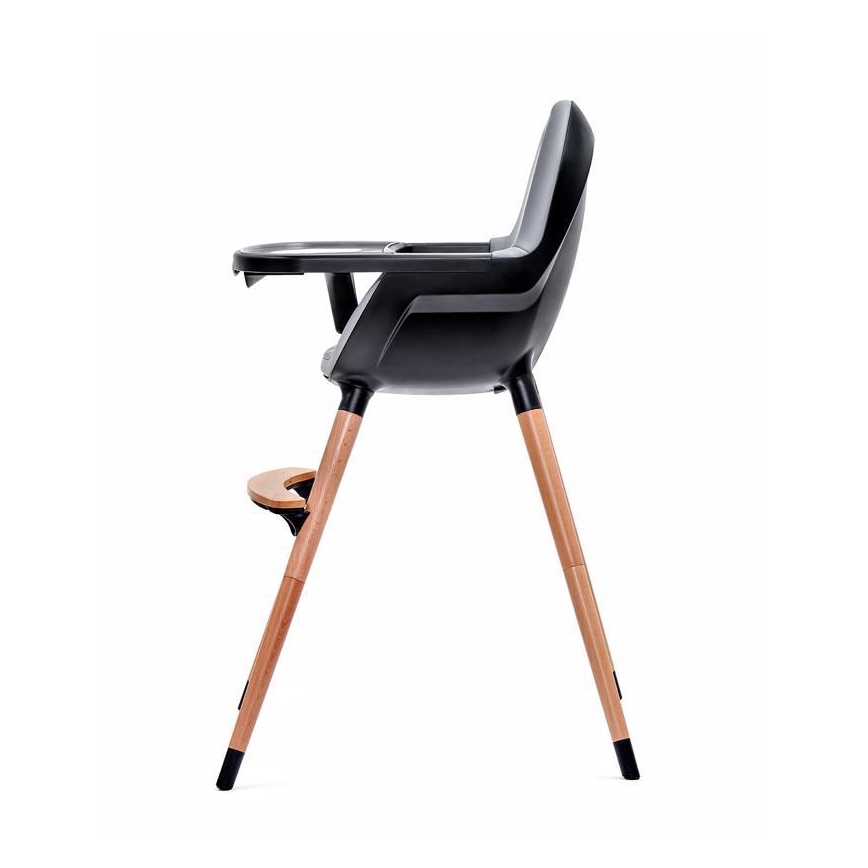 KINDERKRAFT - Baba etetőszék FINI szürke/fekete