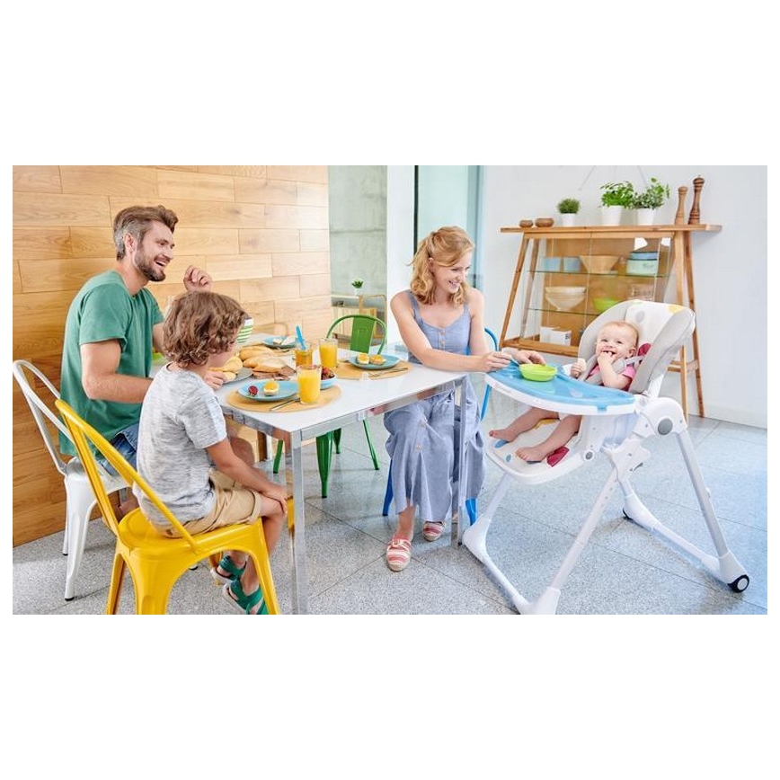 KINDERKRAFT - Baba etetőszék YUMMY szürke