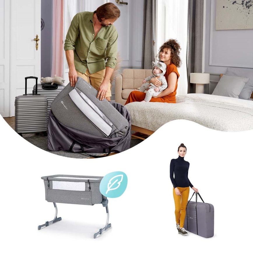 KINDERKRAFT - Babaágy UNO UP sötétszürke