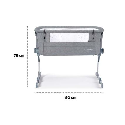 KINDERKRAFT - Babaágy UNO UP sötétszürke