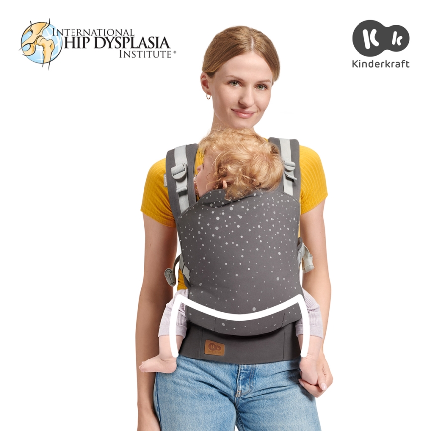 KINDERKRAFT - Babahordozó NINO szürke