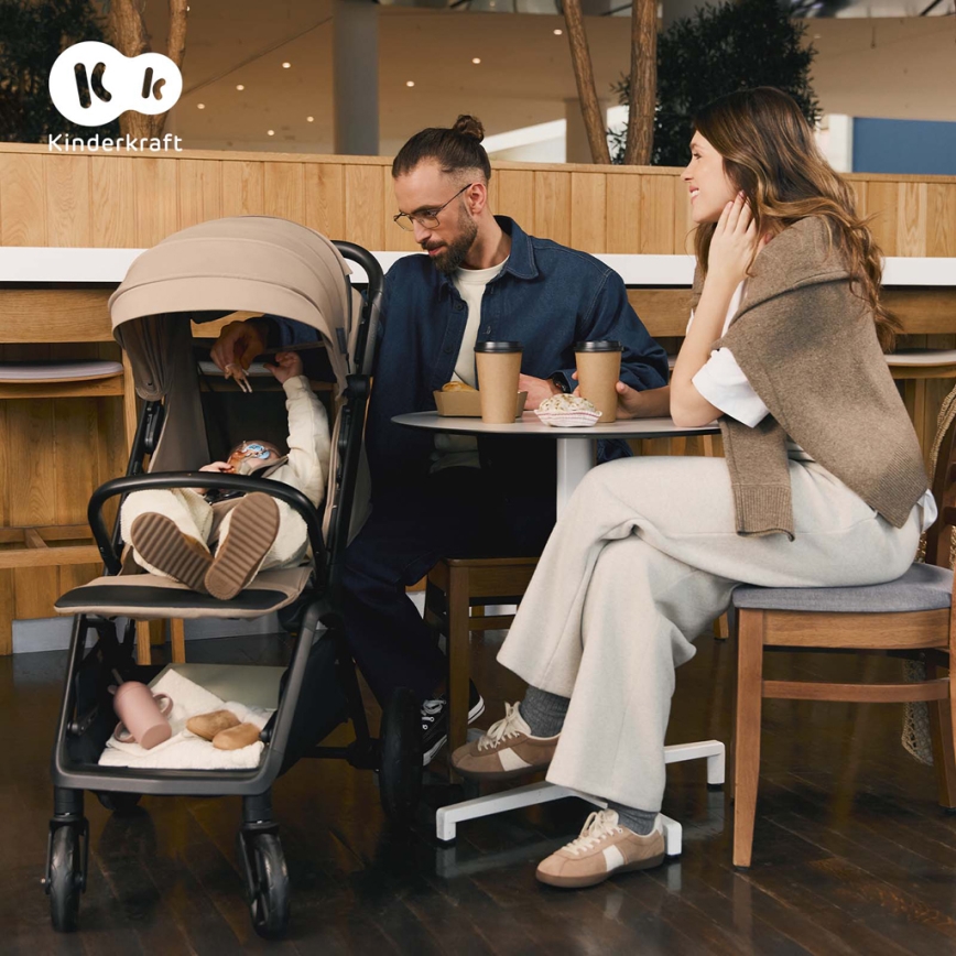 KINDERKRAFT - Babakocsi LOOM bézs