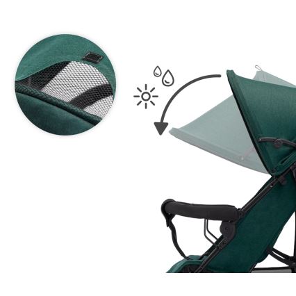 KINDERKRAFT - Babakocsi TIK Green erdő